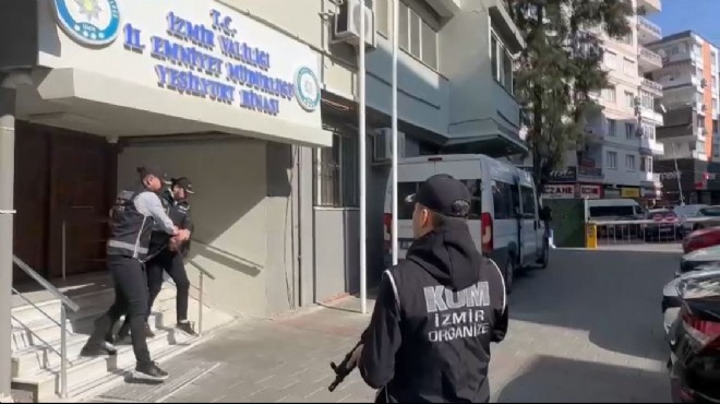 İzmir merkezli 'Daltonlar' operasyonunda 14 tutuklama!