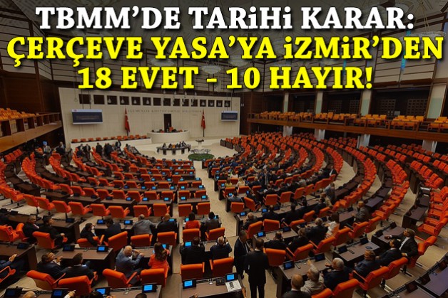 İzmir milletvekillerinden 'Çerçeve Yasa'ya kim 'evet', kim 'hayır' dedi? İşte liste!