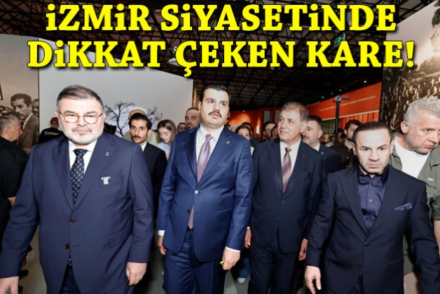 İzmir siyasetinde dikkat çeken 2 kare!