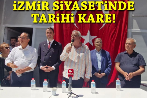 İzmir siyasetinde tarihi kare: Hep birlikte üye oldular!