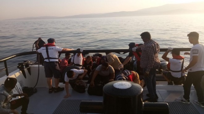 İzmir sularında çifte yasa dışı geçiş operasyonu