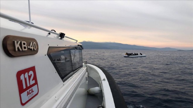 İzmir sularında yasa dışı geçiş operasyonları!