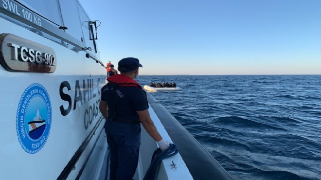 İzmir sularında ölüm yolculuğu: Göçmenler kurtarıldı!