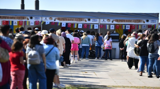 İzmir’de Kolombiya Kahve Festivali yapıldı