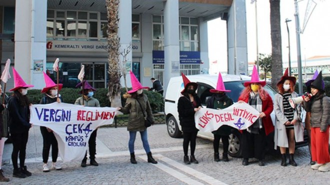 İzmir de  hijyenik pede vergi  isyanı!