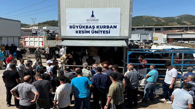 İzmir’de kurban kesim yoğunluğu