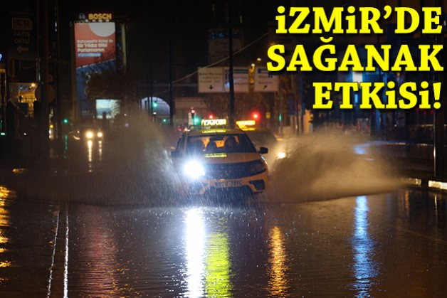 İzmir’de sağanak etkisi: Trafikte zor anlar!