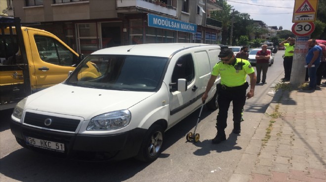 İzmir'de trafik kazası: 1 ağır yaralı