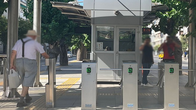 İzmir’de tramvay durakları sahipsiz kaldı: Temizlik personeli güvenlik oldu