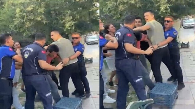 Zabıtadan sokak ortasında seyyar satıcıya dayak: Açığa alındılar!
