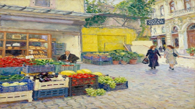 İzmir’in sokakları ‘tabloya’ dönüştü