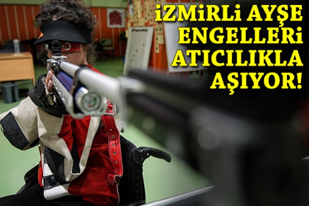 İzmirli Ayşe engelleri atıcılıkla aşıyor