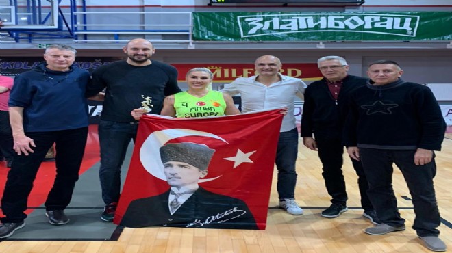 İzmirli basketbolcu Belgrad da zirvede