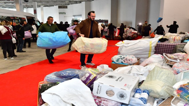 İzmir afet bölgesi için tek yürek!