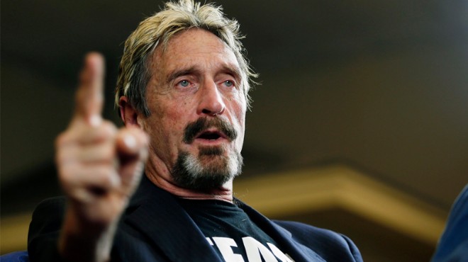 John McAfee cezaevinde ölü bulundu