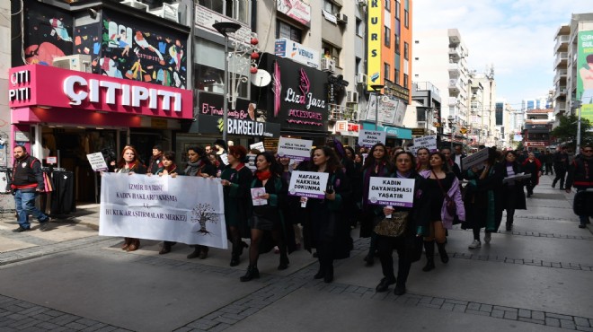 Kadın avukatlardan 8 Mart yürüyüşü!