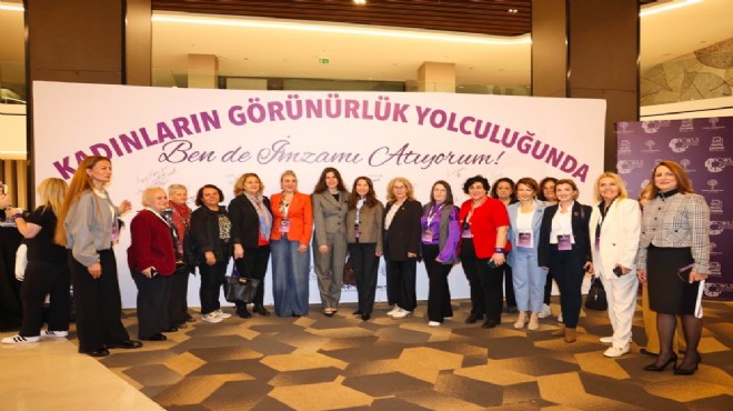 Kadınların sesi Çeşme den yükseldi