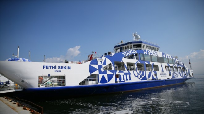 Kahraman Polis Sekin'in adını ölümsüzleştirecek feribot denize indi