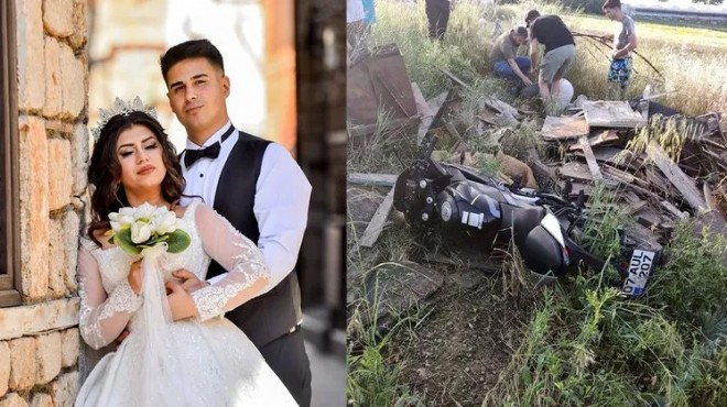 Kahreden kaza: Yeni evli çifti ölüm ayırdı!