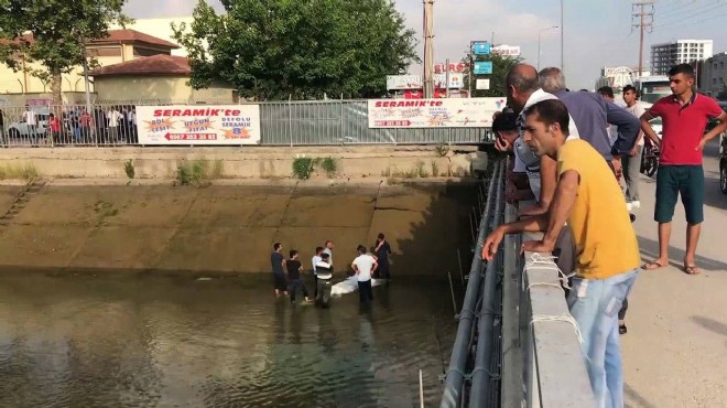 Kanala düşen telefonunu almak istedi, canından oldu!