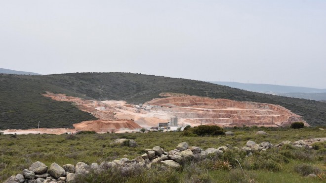 Kapatılması beklenen kalker ocağı için kapasite artışı istendi