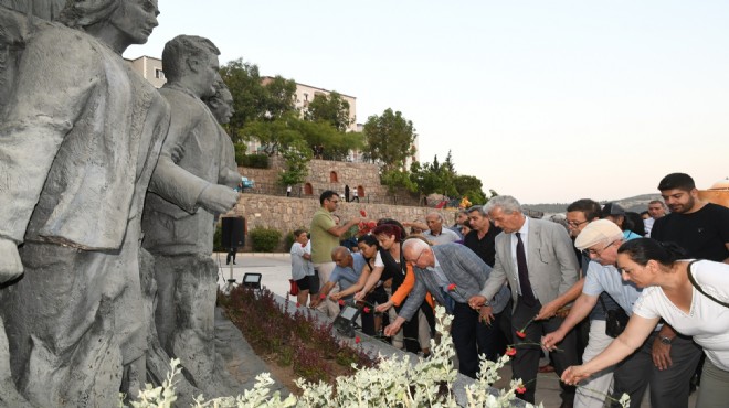 Karabağlar Madımak'ta yitirilen canları andı