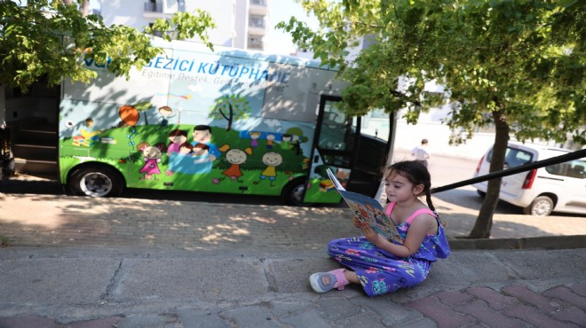 Karabağlar da  Gezici Kütüphane  çocukları kitapla buluşturacak