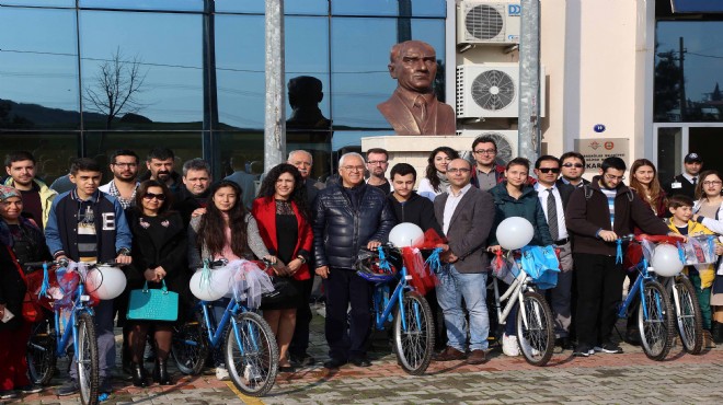 Karabağlar'da başarıya 'pedallı' teşvik