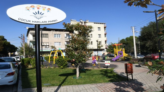 Karabağlar'da Çocuk Hakları Parkı