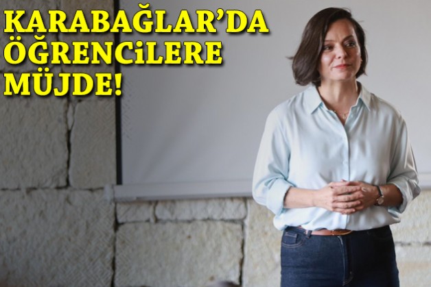 Karabağlar'da öğrencilere müjde