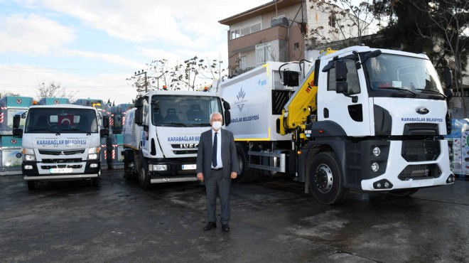 Karabağlar'da temizlik filosu güçlendi