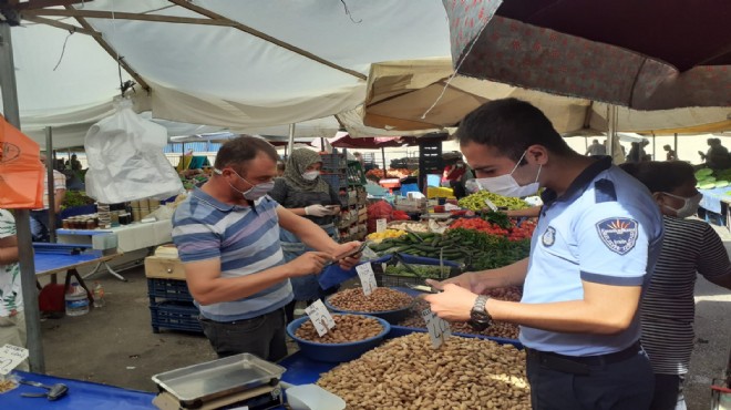 Karabağlar pazarlarında sıkı denetim