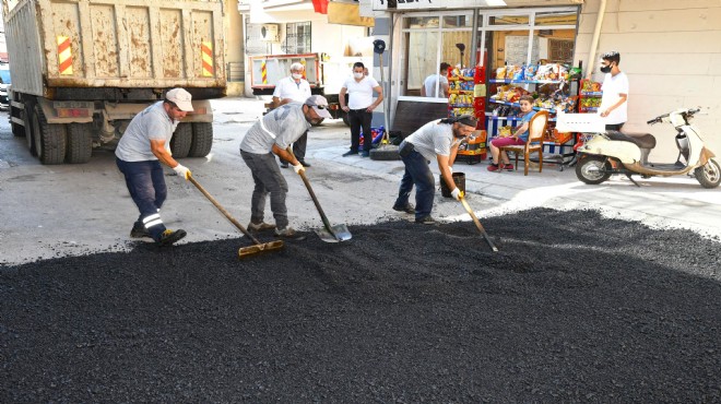 Karabağlar’da asfalt seferberliği