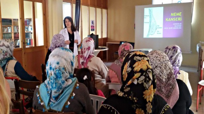 Karabağlar’da kadınlara  erken tanı  eğitimi