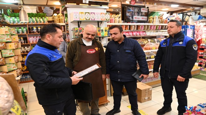 Karabağlar’da yılbaşı denetimi