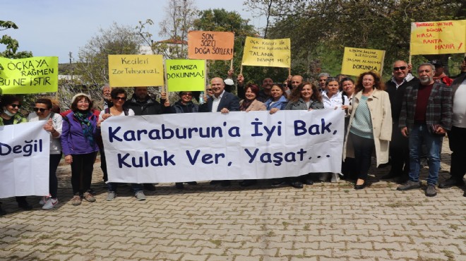 Karaburun da GES e geçit yok: Keçi peyniri yerine panel mi yiyeceğiz!