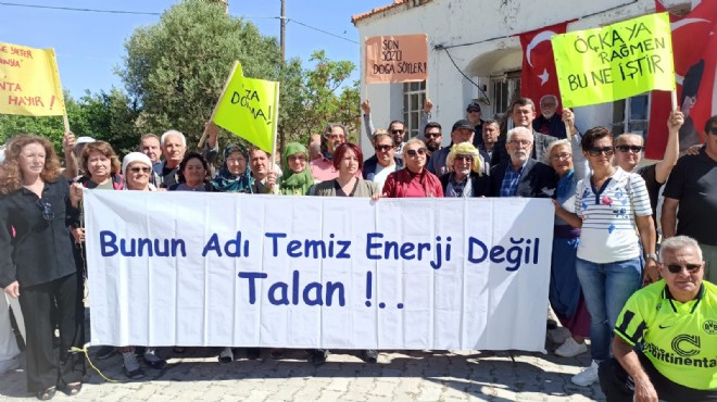 Karaburun'da GES'e halk seti!