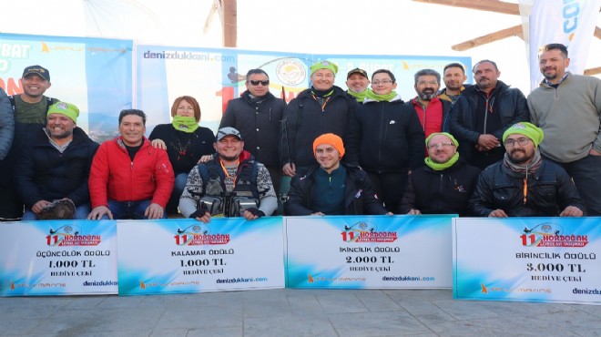 Karaburun'da levrek avı şöleni!