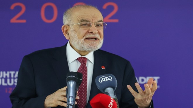 Karamollaoğlu ndan İzmir de  6 lı masa  mesajları