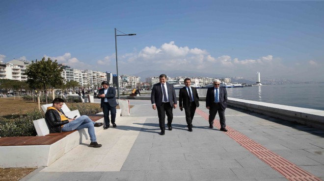 Karşıyaka Sahili'ndeki zirvede 'deniz taksi' müjdesi!