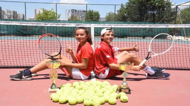 Karşıyaka Tenis Şubesi nde milli gurur