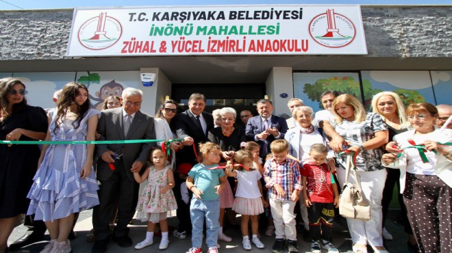 Karşıyaka da 8 inci anaokulu yola çıktı!