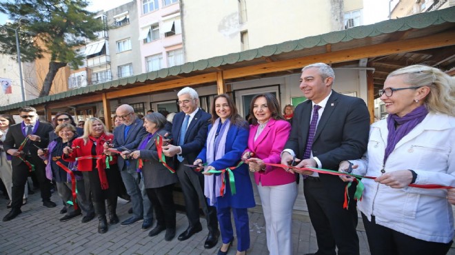 Karşıyaka da Alaybey Kadın Danışma Merkezi hizmete açıldı