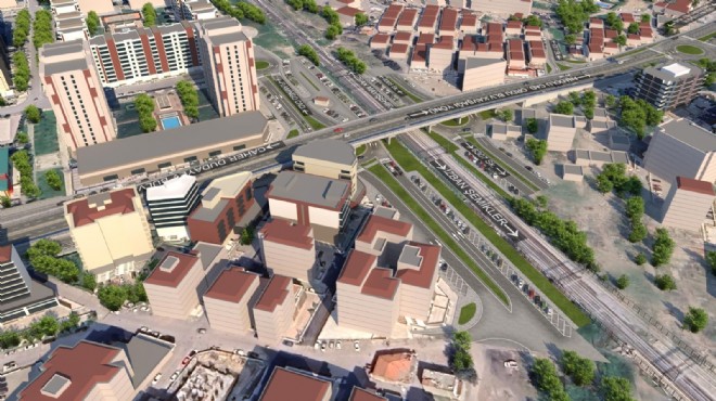 Karşıyaka'da İZBAN duvarını aşacak proje start aldı!