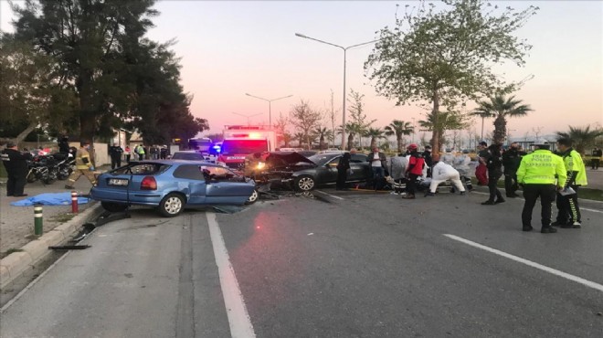 Karşıyaka'da feci kaza:1 ölü, 2 yaralı