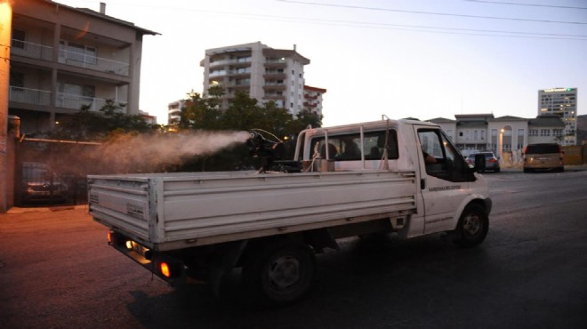 Karşıyaka da haşerelere karşı kararlı mücadele