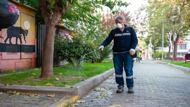 Karşıyaka da ilaçlama seferberliği