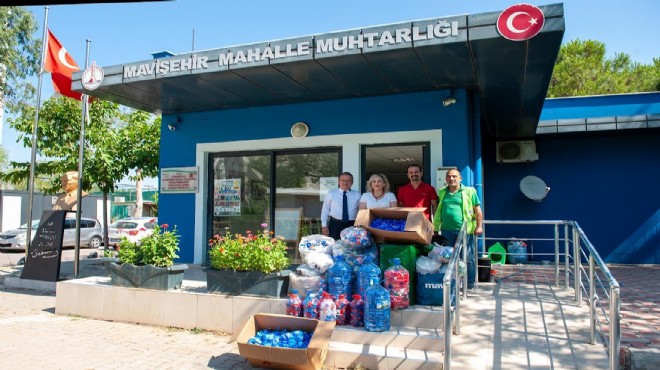 Karşıyaka da mavi kapak dayanışması büyüyor