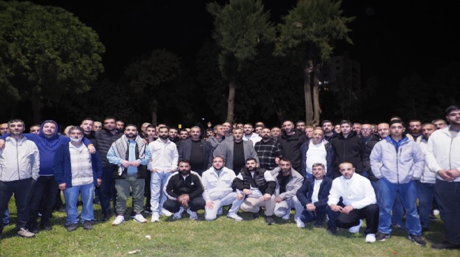 Karşıyaka da pazarcılardan gece nöbeti!