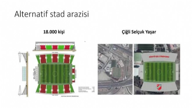 Karşıyaka'dan stat için alternatif proje